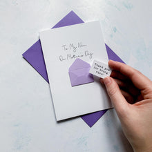 Load image into Gallery viewer, Nan on Mother's Day Card, Personalised Mother's Day Card, Card for Grandma, Mothering Sunday, Mother's Day UK, Granny on Mother's Day