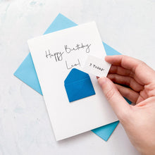 Load image into Gallery viewer, 3rd Birthday Card, 3 Year Old, Personalised, Any Name, Birthday Card for boy, cute birthday card, handmade card, 3D Card, son Birthday