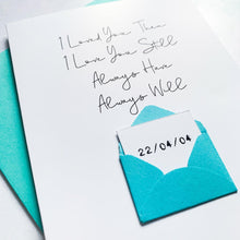 Load image into Gallery viewer, Always Have, Always Will Anniversary Card, Husband Anniversary Card, Boyfriend Anniversary Card, Anniversary card for Wife, Personalised