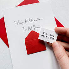 Load image into Gallery viewer, Marry Me Proposal Card, Will you marry me, Proposal card, Marry me card, proposal card, card for girlfriend, card for fiancee, Be my wife