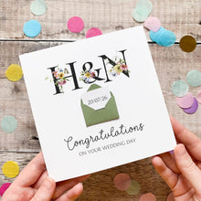Load image into Gallery viewer, Wedding Card, Congratulations On Your Wedding Day, Special Couple Card, Married in 2026, Personalised Card for Couple, Wedding Date Gift