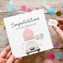 Load image into Gallery viewer, Wedding Card, Congratulations On Your Wedding Day, For Son, For Daughter, Card for Friends, 2026 Wedding, Personalised Card for Them