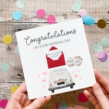 Load image into Gallery viewer, Mrs &amp; Mrs Wedding Card, Congratulations On Your Wedding Day, For Son, Card for Friends, 2026 Wedding, Personalised Card for Them, LGBTQ