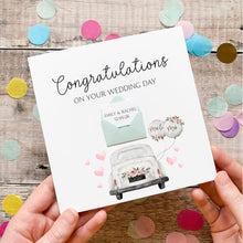 Load image into Gallery viewer, Mrs &amp; Mrs Wedding Card, Congratulations On Your Wedding Day, For Son, Card for Friends, 2026 Wedding, Personalised Card for Them, LGBTQ