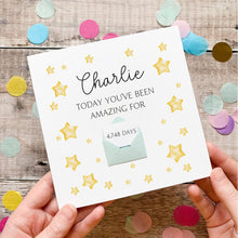 Load image into Gallery viewer, Personalised Birthday Card For Teenager, Days You've Been Amazing, Card For Son, Grandson, Handmade Keepsake For Him, Personalised Gift