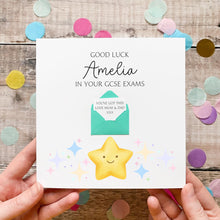 Load image into Gallery viewer, Personalised Good Luck Exams Card, GCSE, A Levels, You've Got This, Personalised Gift, For Son, Daughter, Granddaughter, Grandson