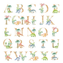 Load image into Gallery viewer, Personalised Name Birthday Card, Dinosaur Card For Him, Personalised Gift, Custom Birthday Card With Dinos, 3D Card, Little Boy