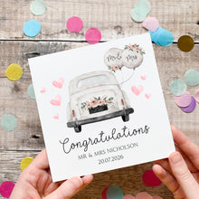 Load image into Gallery viewer, Wedding Card, Congratulations On Your Wedding Day, For Son, For Daughter, Card for Friends, 2026 Wedding, Personalised Card for Them