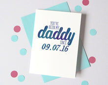 Load image into Gallery viewer, Daddy Father&#39;s Day Card, Father&#39;s Day UK, Dad Birthday Card, Birthday card for Grandad, Card for dad, Personalised Father&#39;s Day Card