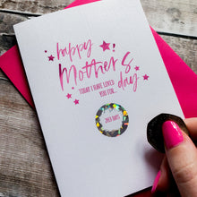 Load image into Gallery viewer, Personalised Scratch Off Mother&#39;s Day I&#39;ve Loved You Days Card - Mother&#39;s Day Card – Personalised Mum Card – Card for Grandma