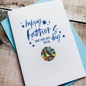 Scratch Off Father's Day Card, Father's Day UK, Father's Day Card for Husband, Father's Day Card Personalised, Scratch to reveal