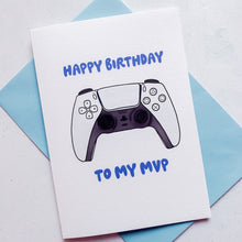 Load image into Gallery viewer, MVP Birthday Card, Birthday Card for her, Birthday card for him, Birthday card for son, Birthday card for husband, boyfriend birthday card