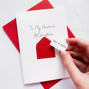 To My Husband Christmas Card, Husband Christmas Card, Christmas card for Wife, christmas card for girlfriend, christmas card for boyfriend