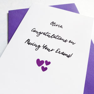 Congratulations Exam Card, You've Passed, Passed Your Exams, Card for Daughter, Card for Son, Proud of you, a level results, gcse results