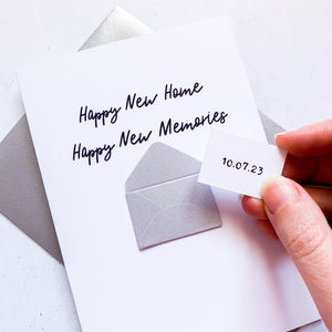 Happy New Home Card, Personalised New Home Card, 1st Home Card, First Home Card, Congratulations Card, Congratulations on your new home