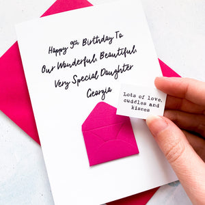 Our Very Special Daughter Birthday Card, Daughter Birthday Card, Female Birthday Card, Birthday card for her, Personalised Card, For Her
