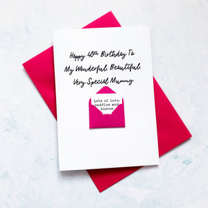 Very Special Mummy Birthday Card, Mummy Birthday Card, Female Birthday Card, Birthday card for her, Personalised Card, For Her